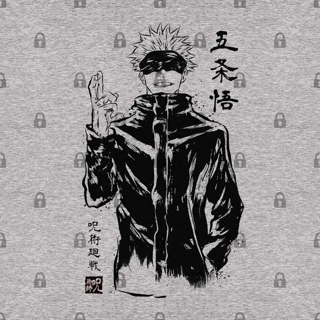 Gojo Sumi-e Graphic Hoodie