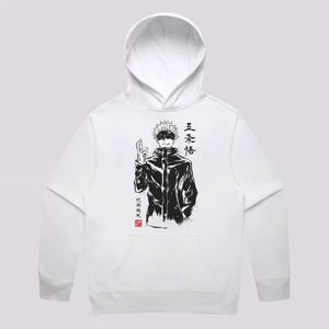 Gojo Sumi-e Hoodie | Jujutsu Anime Hoodies Online Australia