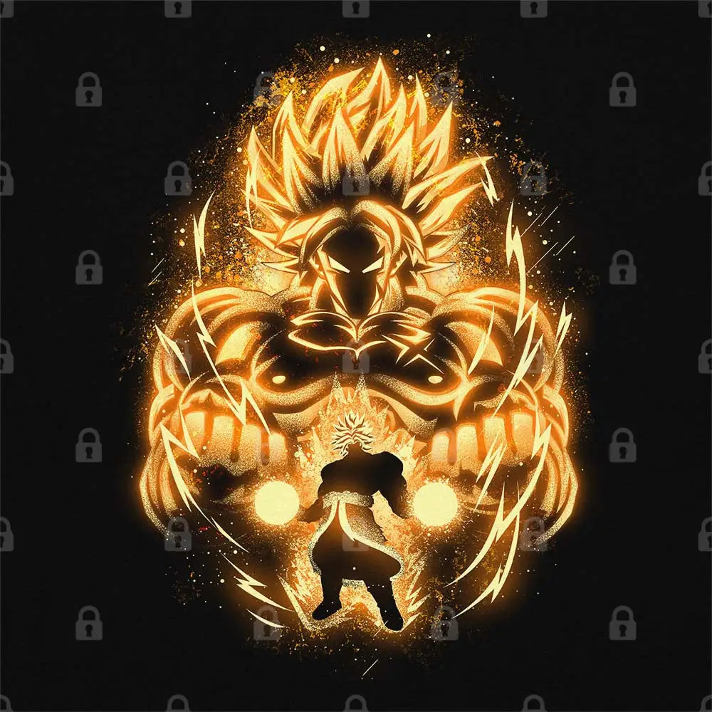Golden Saiyan Broly T-Shirt | Anime T-Shirts