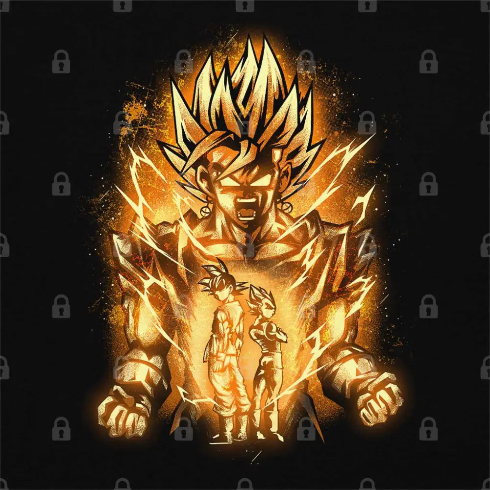 Golden Saiyan Vegito T-Shirt | Anime T-Shirts