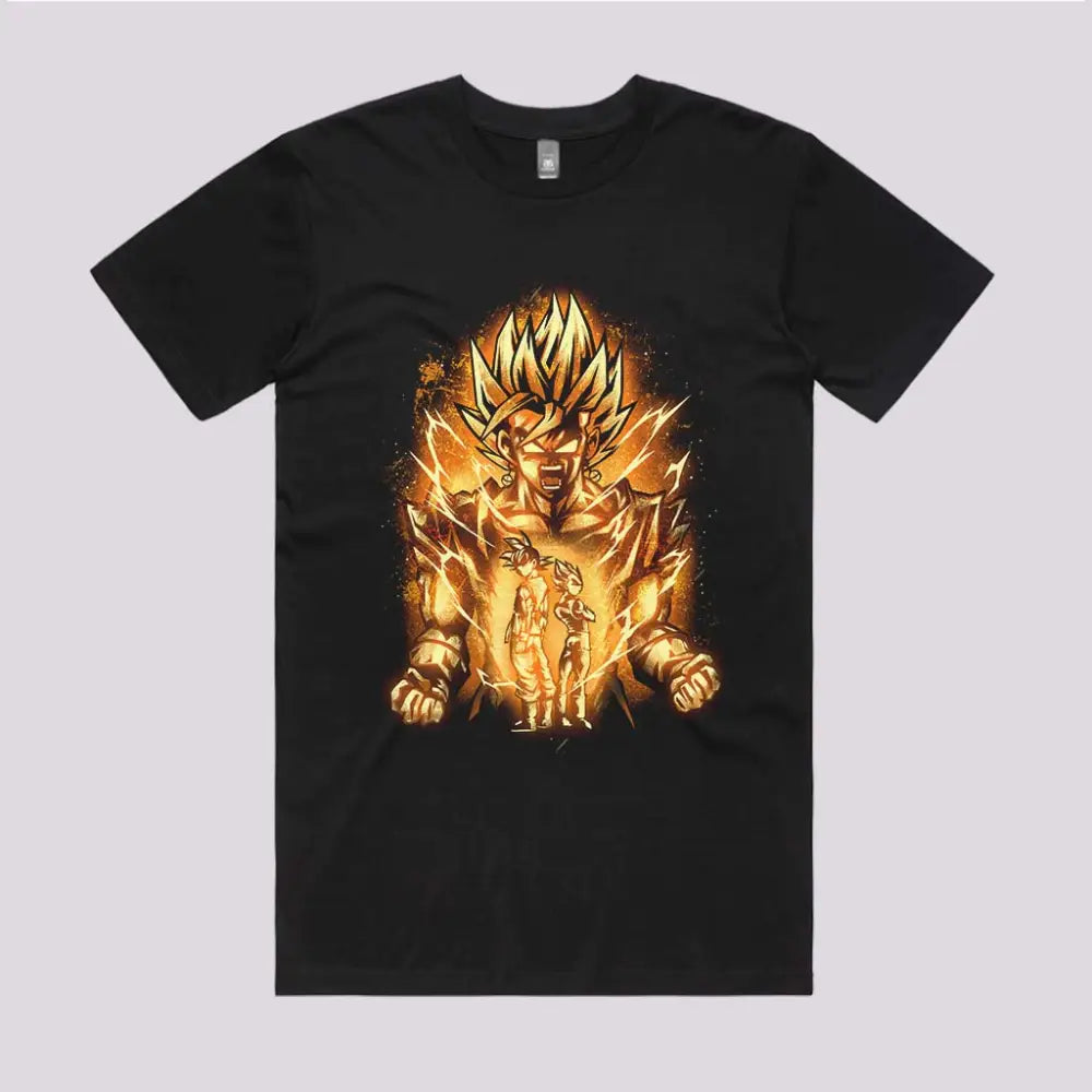 Golden Saiyan Vegito T-Shirt | Anime T-Shirts