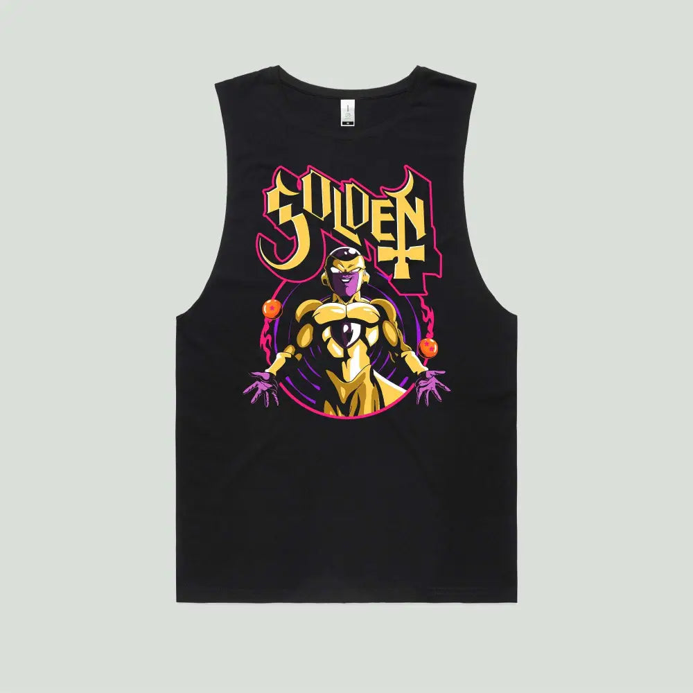 Golden Tank Top | Anime T-Shirts