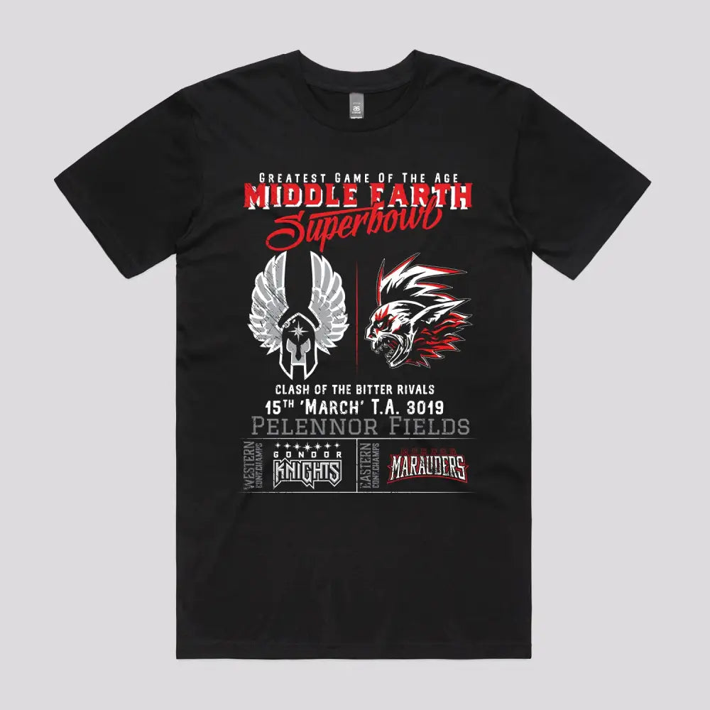 Gondor Knights vs Mordor Marauders T-Shirt | Pop Culture T-Shirts