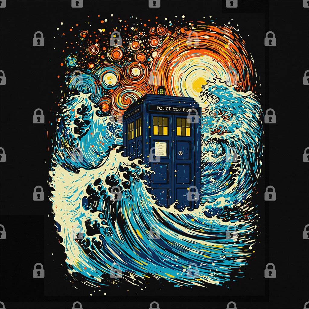 The Great Tardis Wave T-Shirt