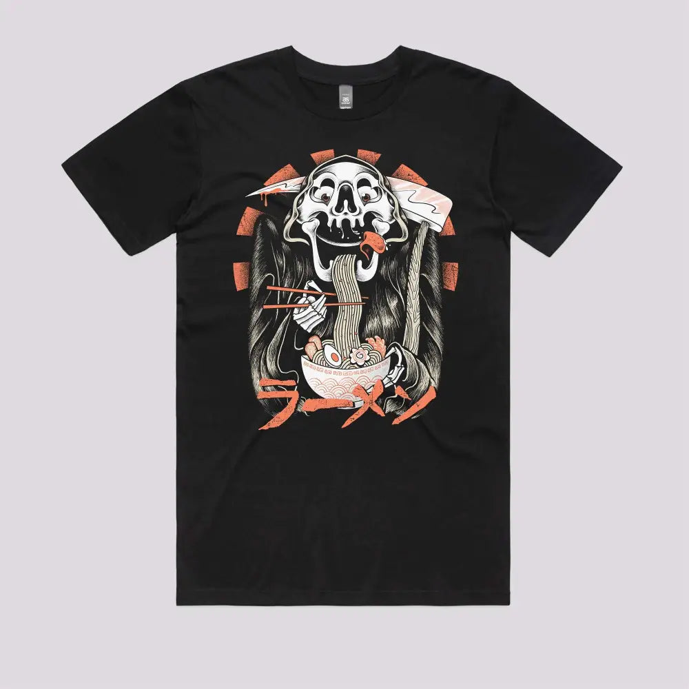 Grim Reaper Love Ramen T-Shirt - Limitee Apparel