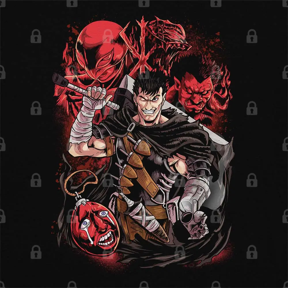 Guts Berserk Hoodie | Anime T-Shirts