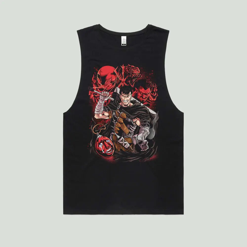 Guts Berserk Tank Top | Anime T-Shirts