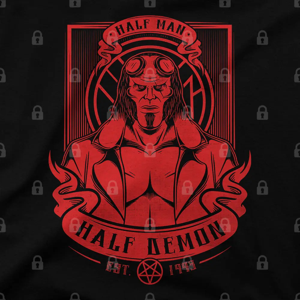 Half Man Half Demon T-Shirt | Pop Culture T-Shirts