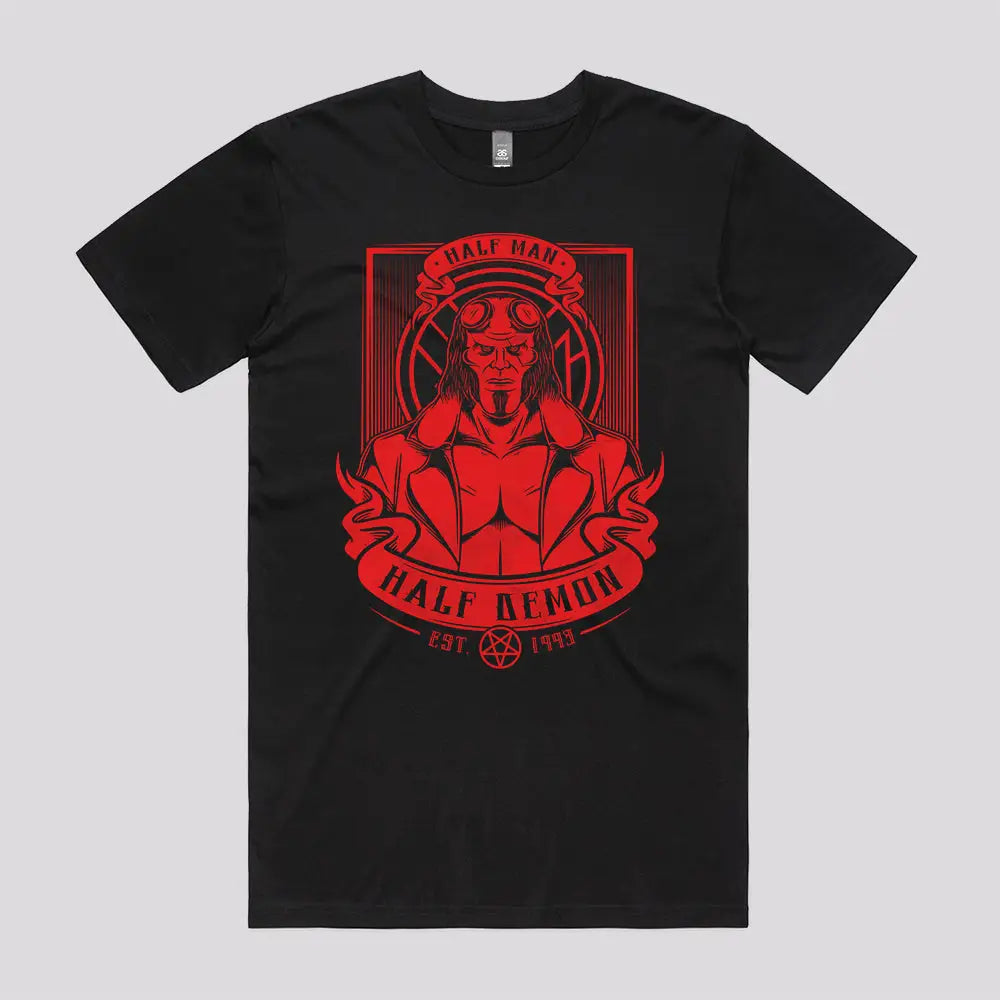 Half Man Half Demon T-Shirt | Pop Culture T-Shirts