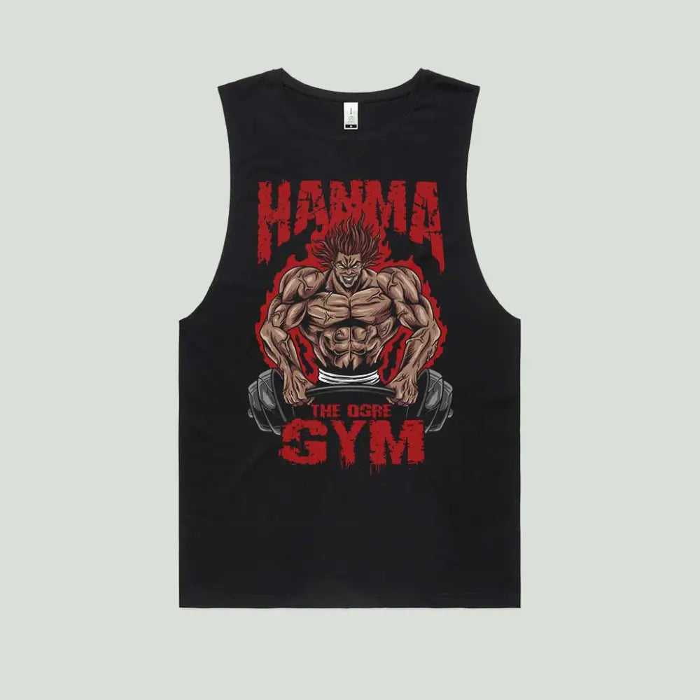 Hanma The Ogre Gym Tank Top | Anime T-Shirts