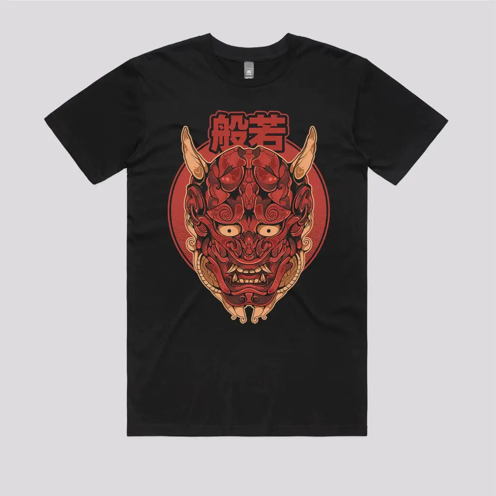 Hannya Mask T-Shirt - Limitee Apparel