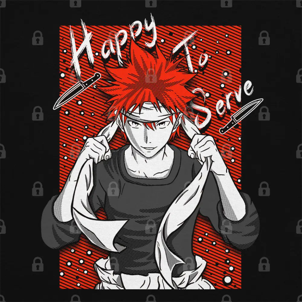 Happy To Serve T-Shirt | Anime T-Shirts