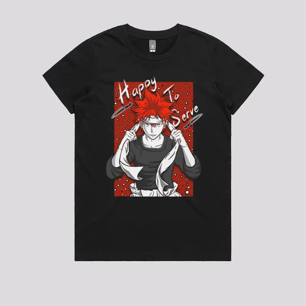 Happy To Serve T-Shirt | Anime T-Shirts