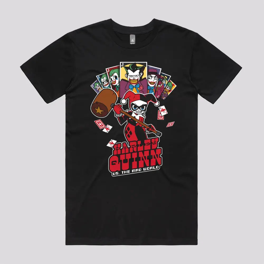 Harley vs The Mad World T-Shirt - Limitee Apparel