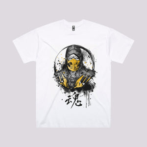 Hellfire Sumi-e T-Shirt | Scorpion T-Shirts