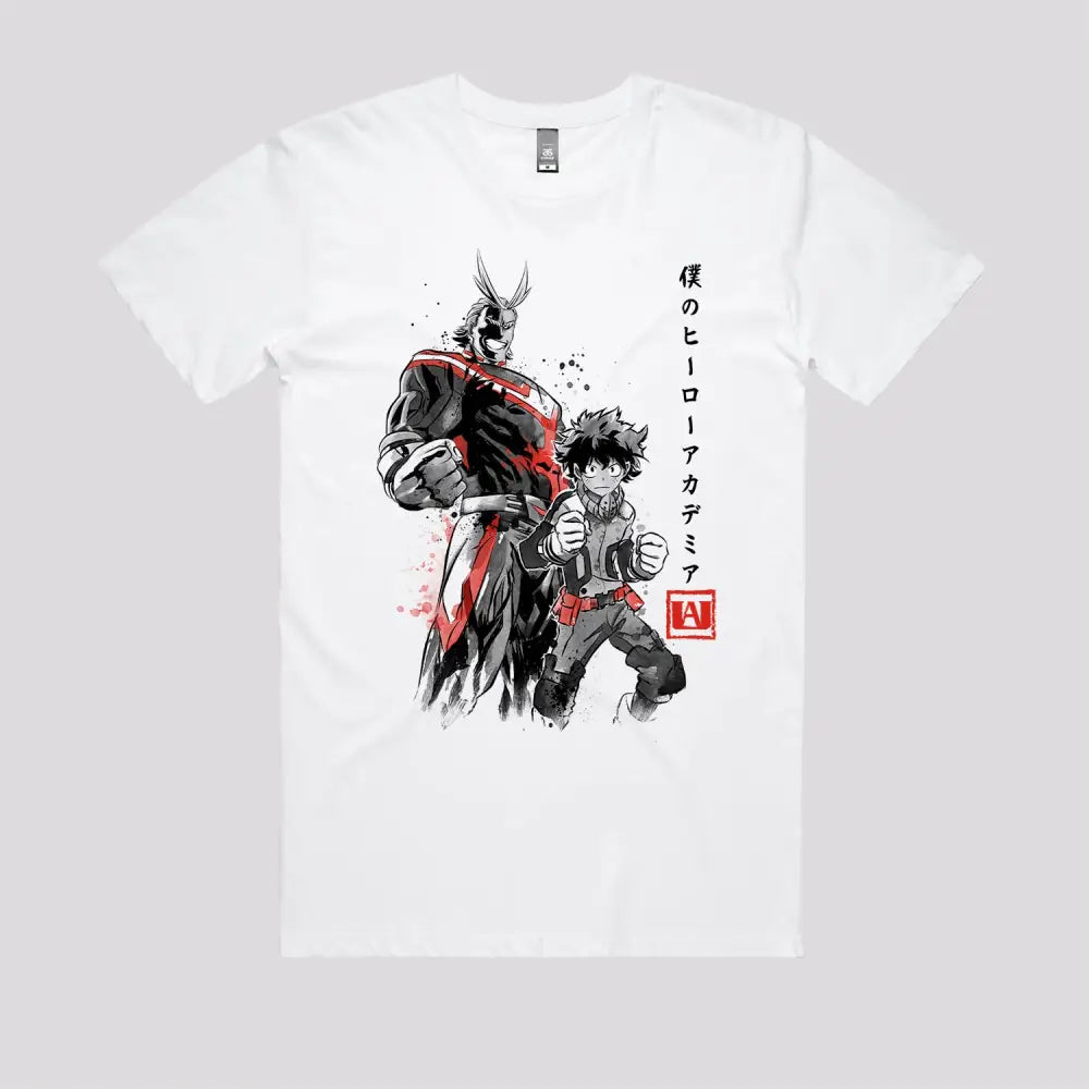 Hero Academia Sumi-e T-Shirt | Anime T-Shirts