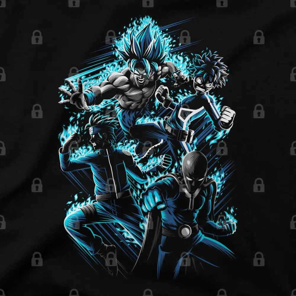 Hero Team T-Shirt | Anime T-Shirts