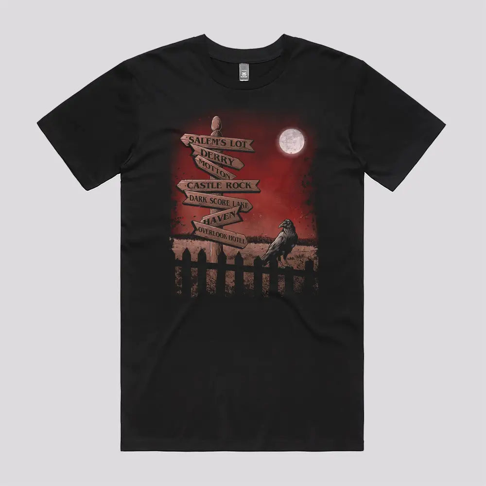 Horror Crossroads T-Shirt | Pop Culture T-Shirts