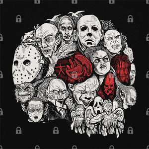 Horror Skull Graphic Tee