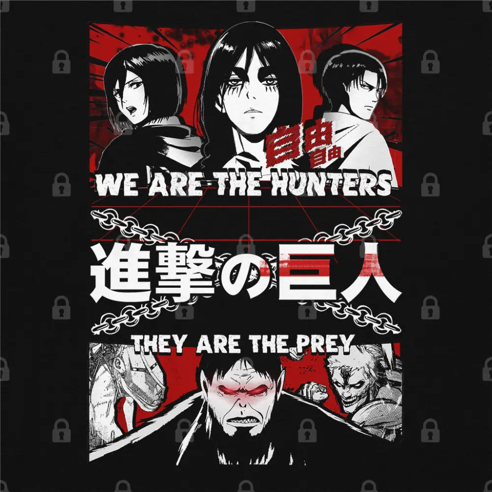 Hunters vs Prey T-Shirt | Anime T-Shirts