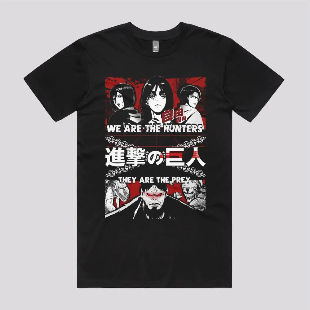 Hunters vs Prey T-Shirt | Anime T-Shirts