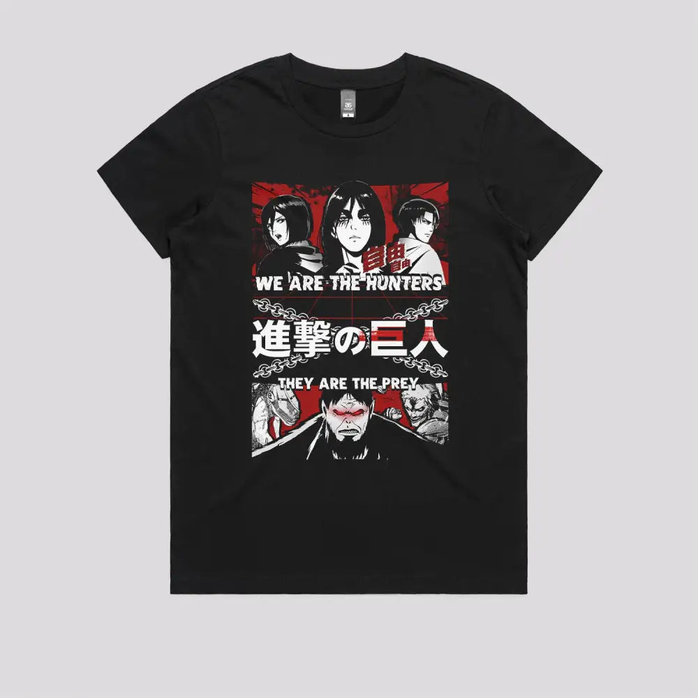Hunters vs Prey T-Shirt | Anime T-Shirts