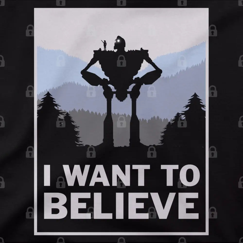 I Want To Believe In Giants T-Shirt | Pop Culture T-Shirts