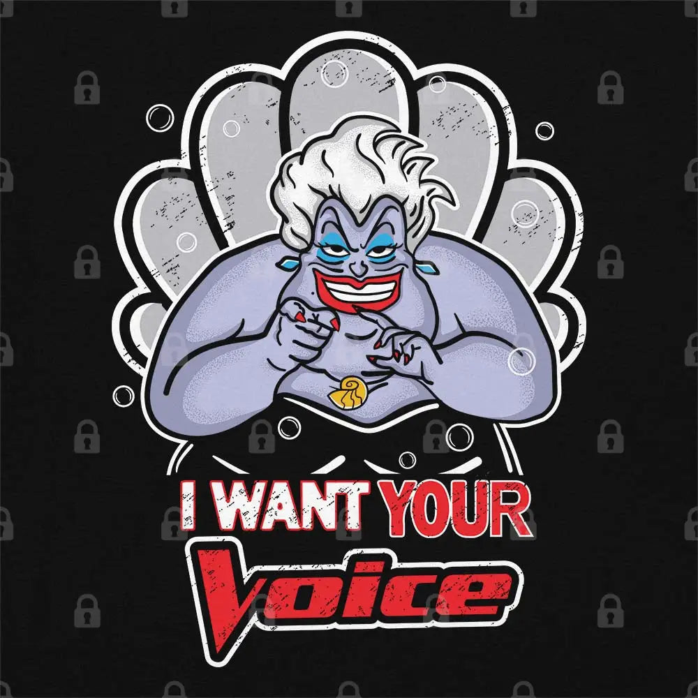 I Want Your Voice T-Shirt - Limitee Apparel
