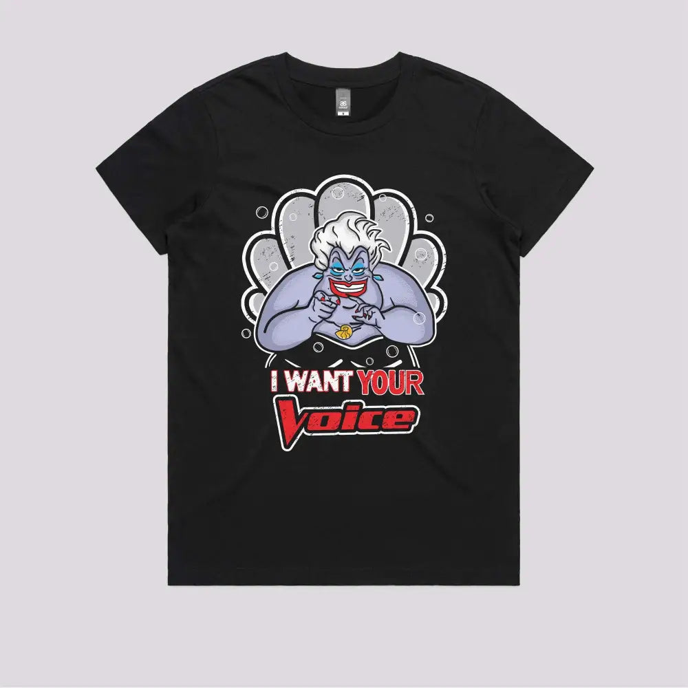 I Want Your Voice T-Shirt - Limitee Apparel
