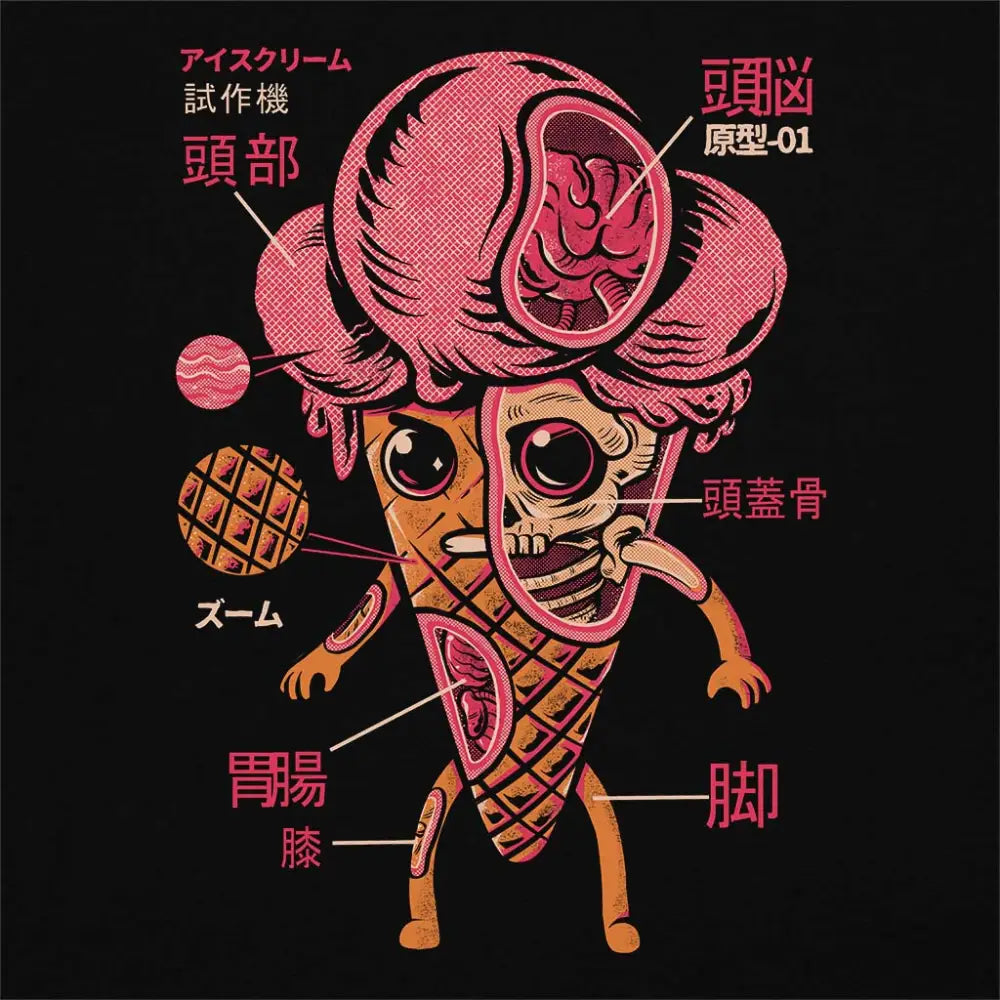 Ice Cream Kaiju T-Shirt Adult Tee