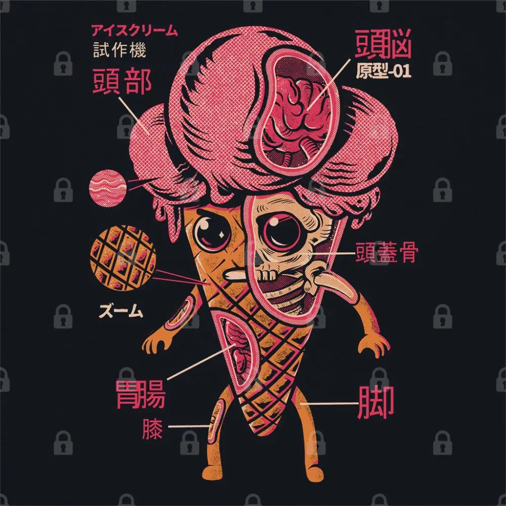 Ice Cream Kaiju T-Shirt Adult Tee