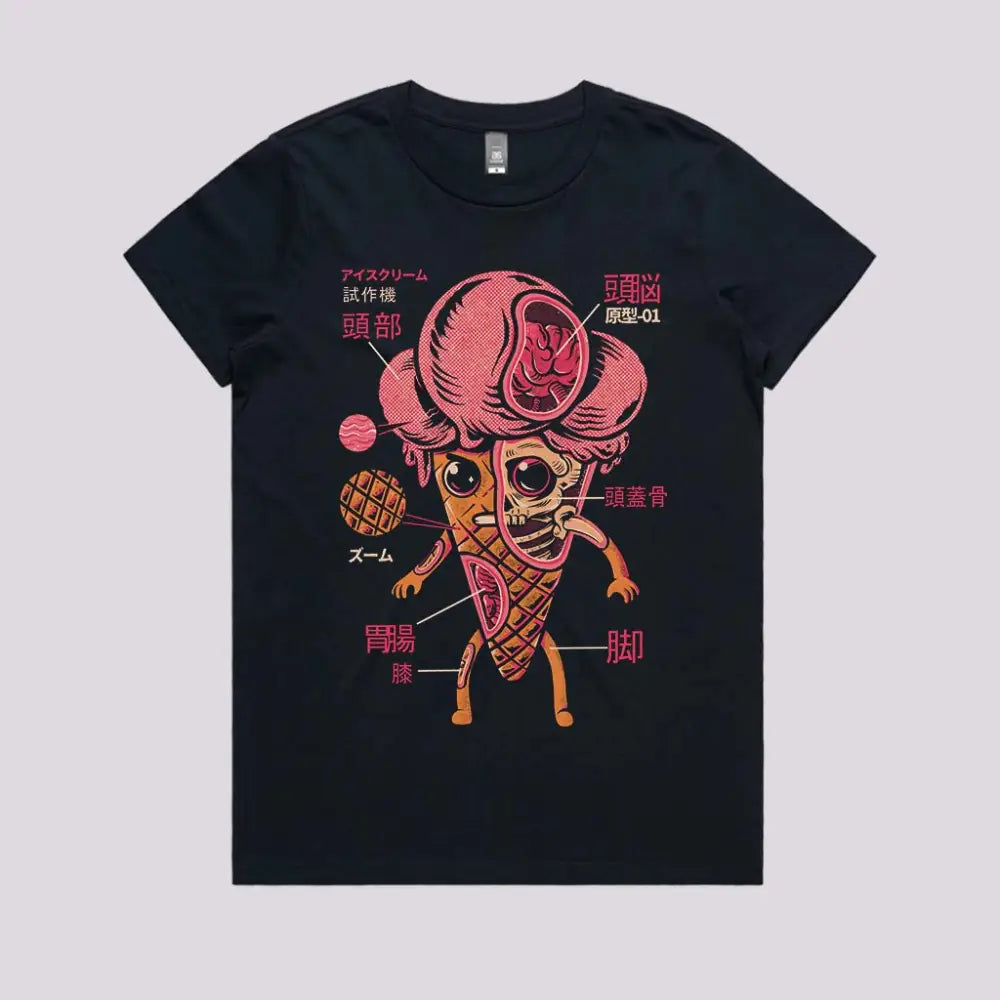 Ice Cream Kaiju Japanese Art T-Shirt | Limitee Apparel