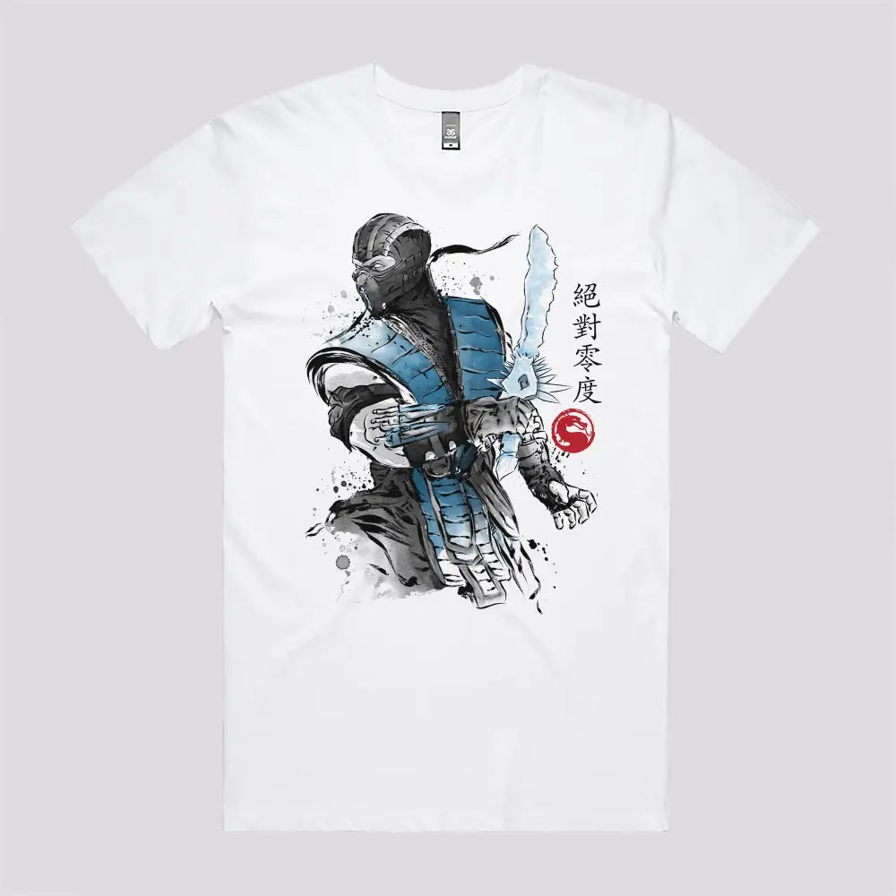 Ice Warrior Sumi-e T-Shirt | Pop Culture T-Shirts