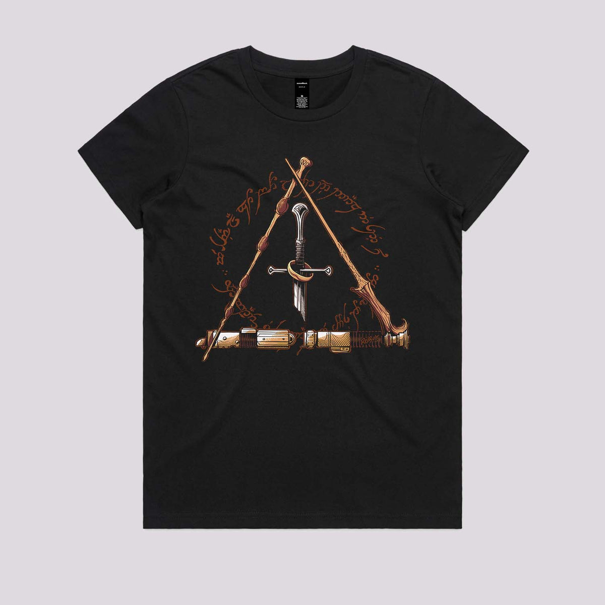 Iconic Movie Weapons Graphic Tee