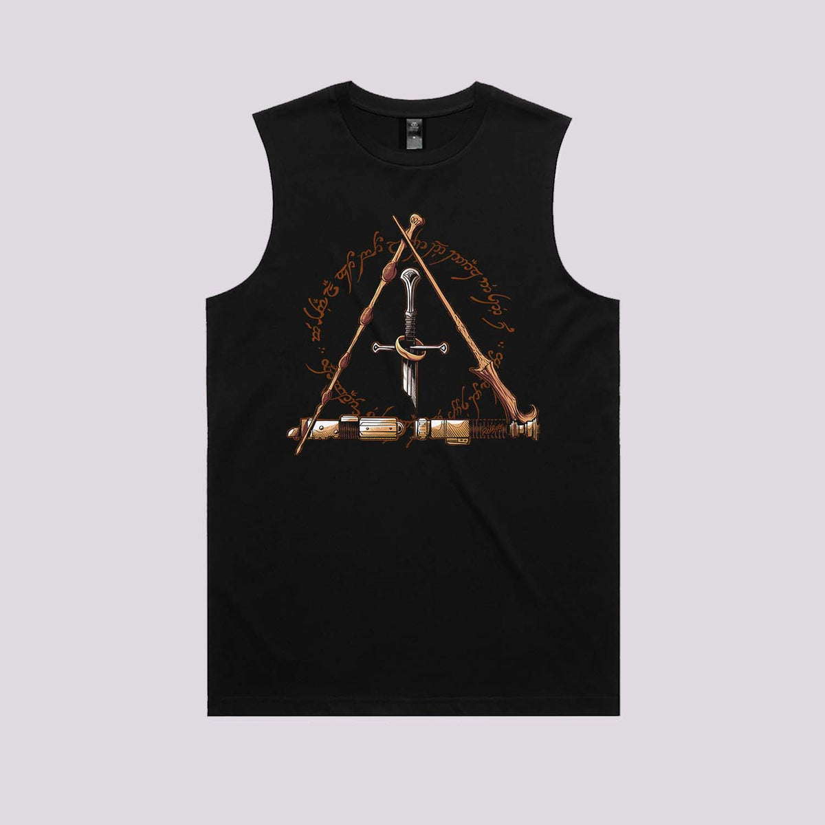 Iconic Movie Weapons Graphic Tee