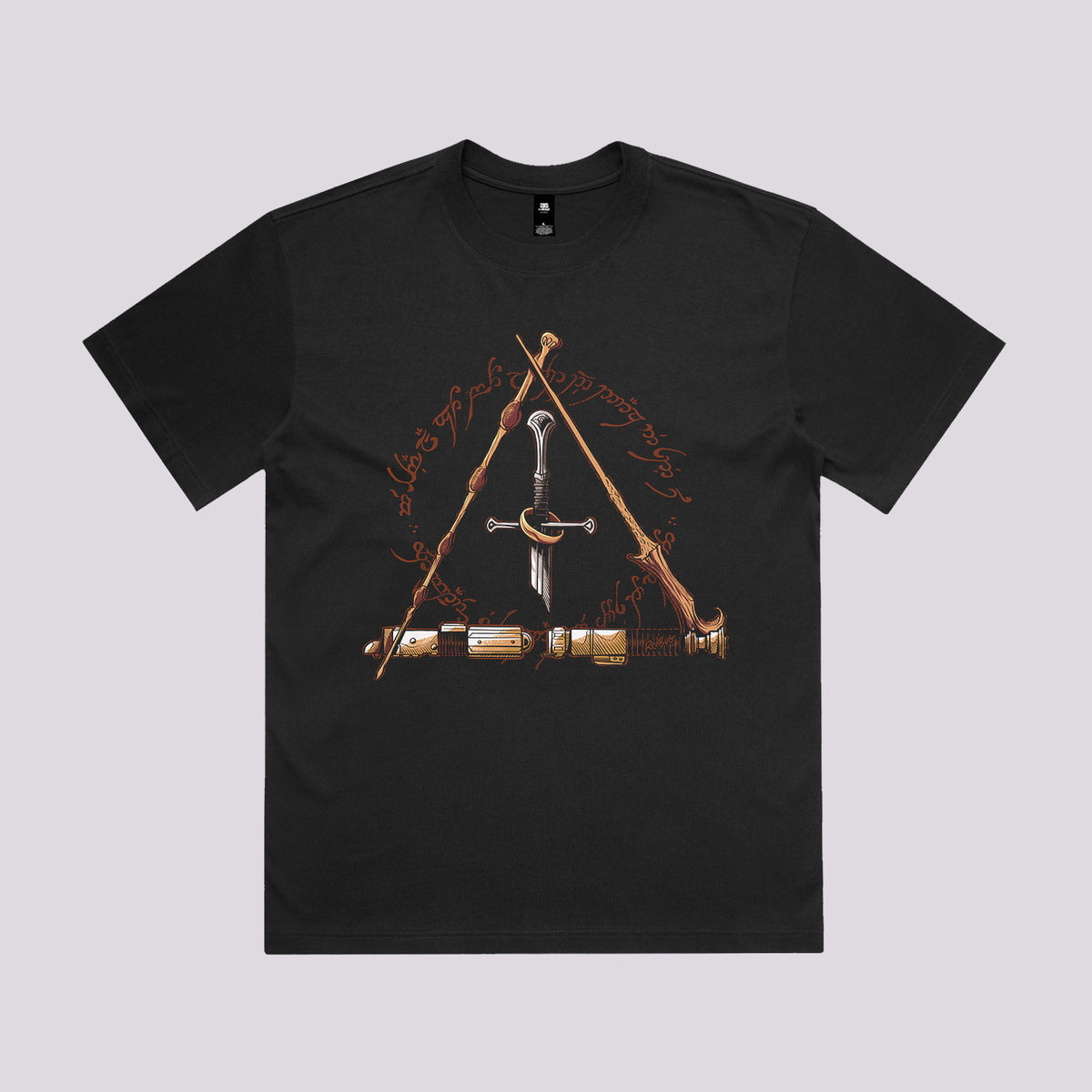 Iconic Movie Weapons Graphic Tee