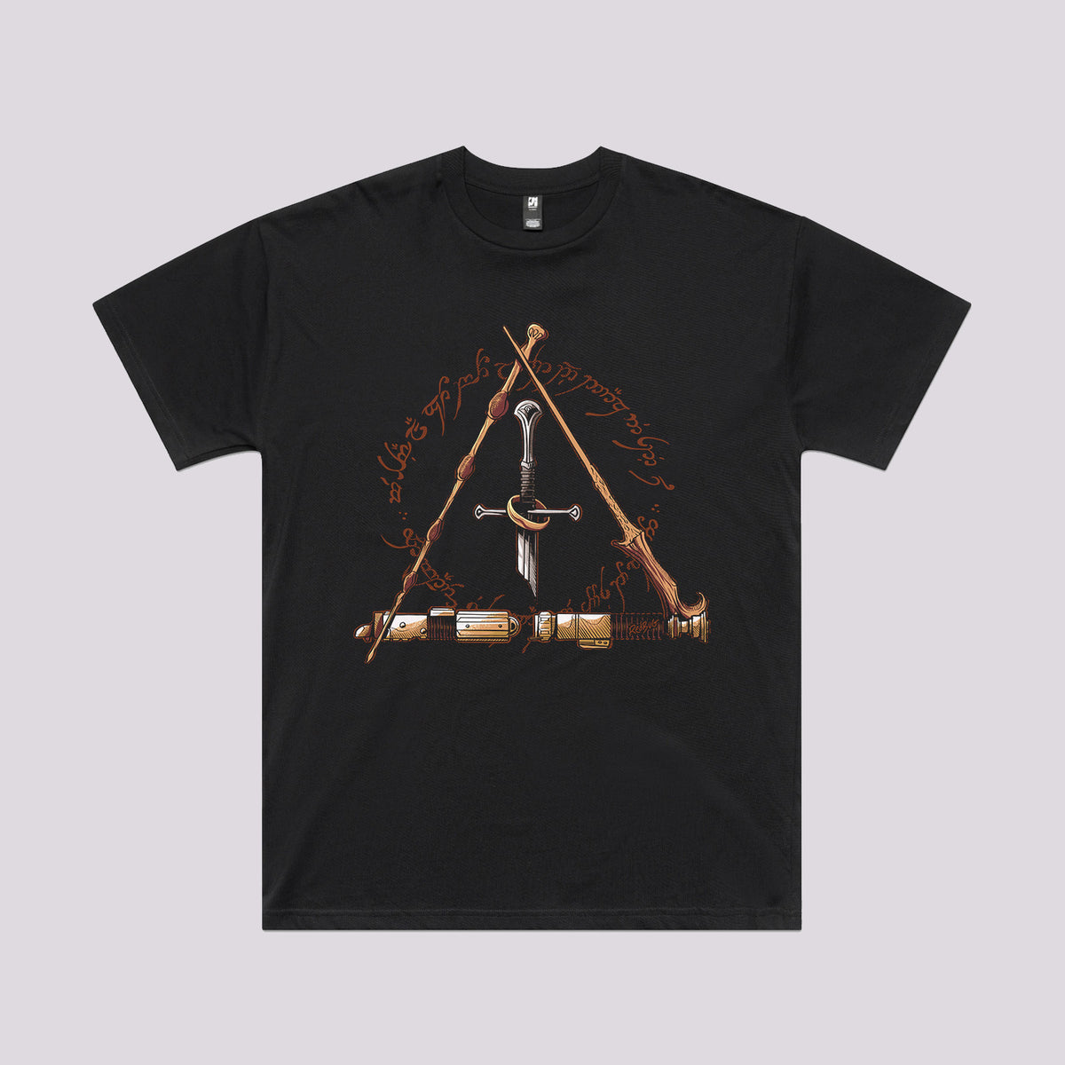 Iconic Movie Weapons Graphic Tee