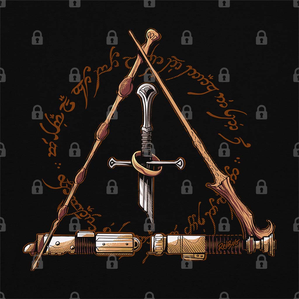 Iconic Movie Weapons Graphic Tee