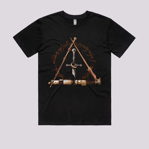 Iconic Movie Weapons Graphic Tee