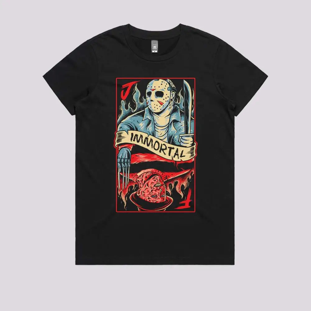 Immortal Horror T-Shirt Womens / Black Xs Adult Tee