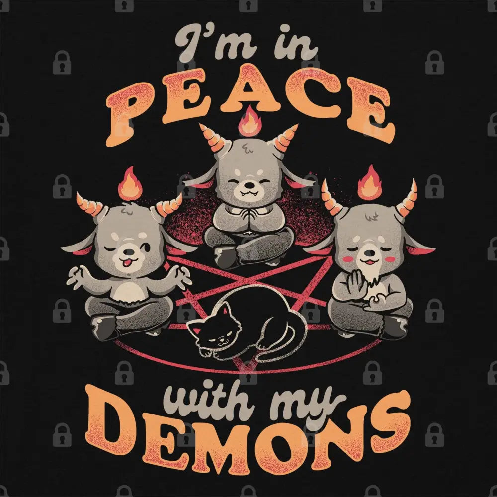In Peace With My Demons T-Shirt - Limitee Apparel