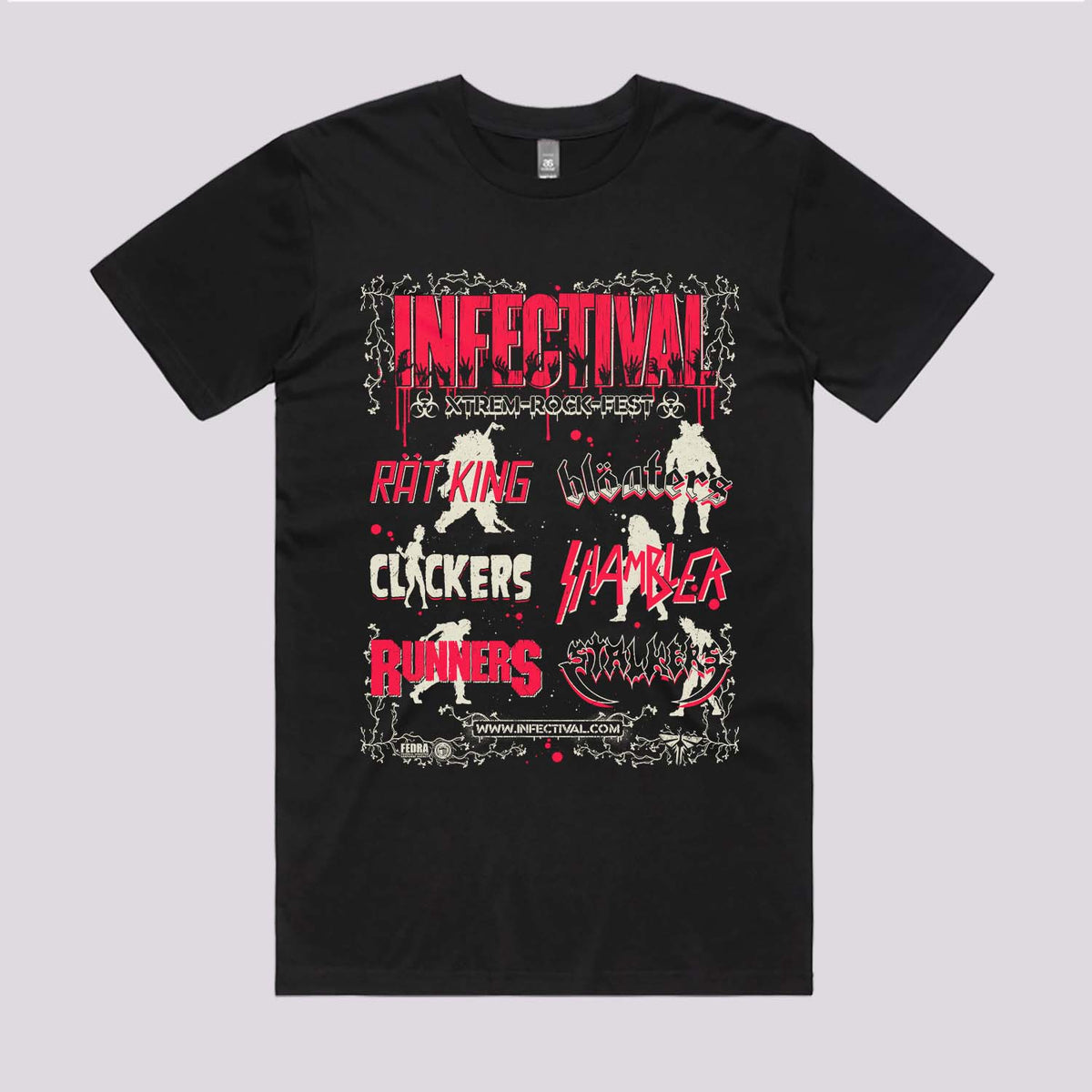 Infected Music Festival T-Shirt | Cool Horror T-Shirts Australia