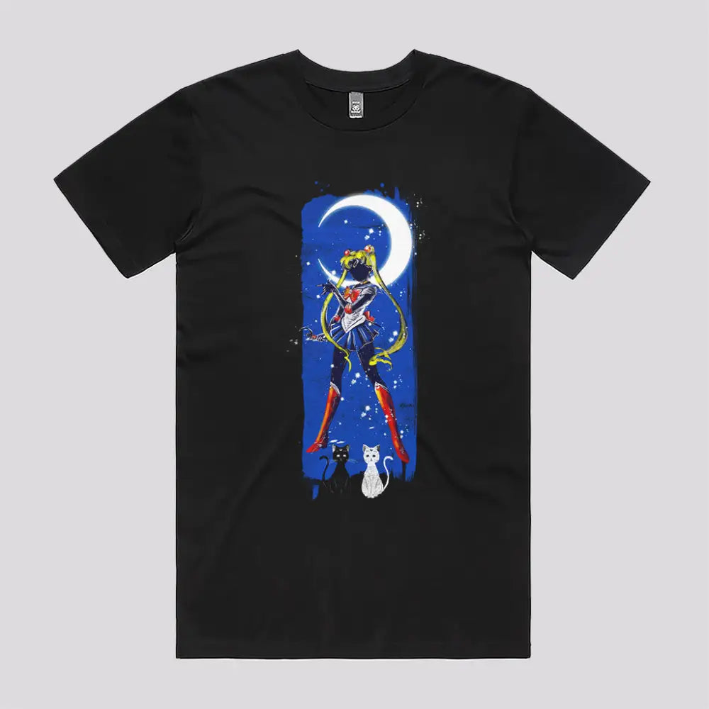 Inked Moon T-Shirt | Anime T-Shirts