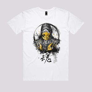 Hellfire Sumi-e T-Shirt | Pop Culture T-Shirts Australia