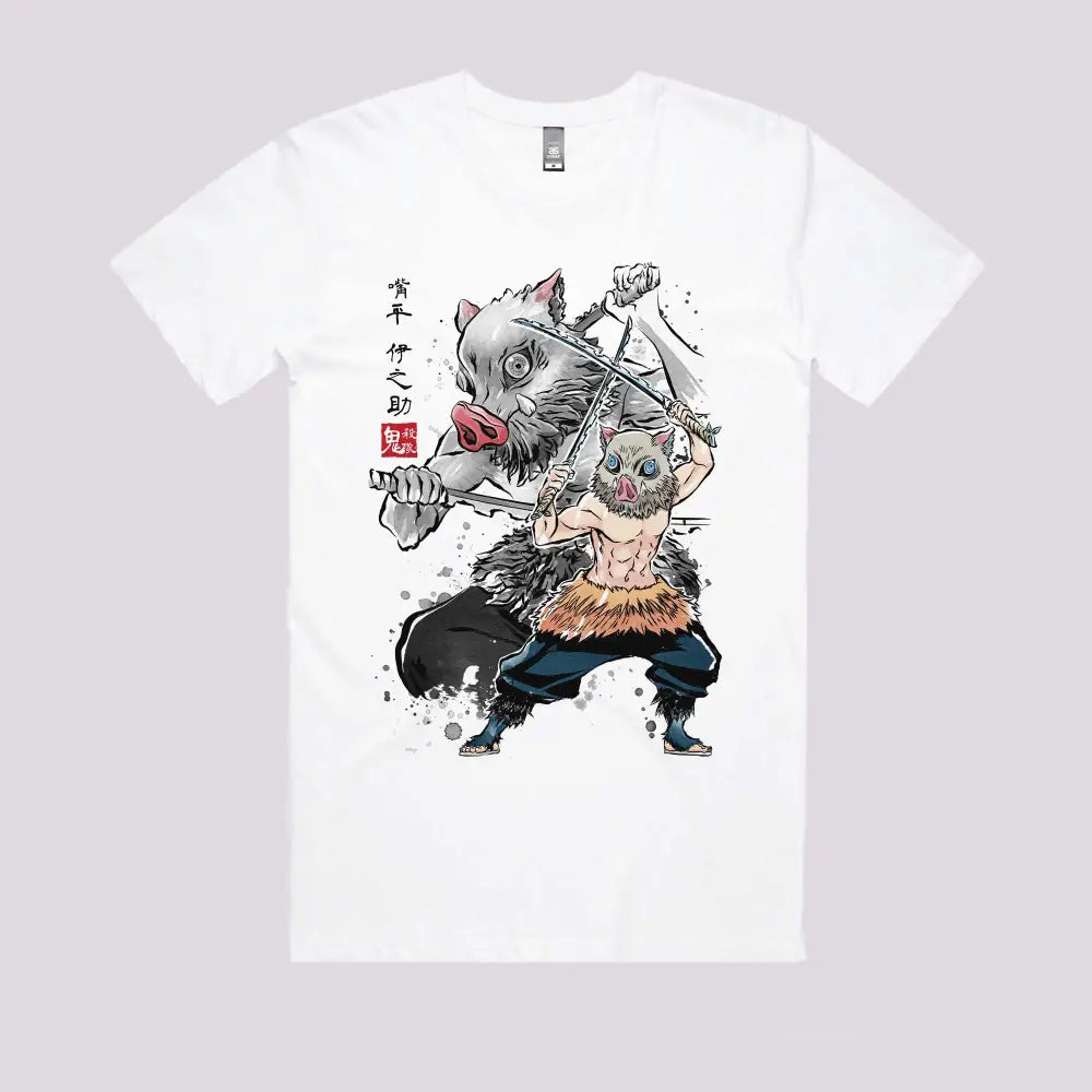 Inosuke Sumi-e T-Shirt | Anime T-Shirts