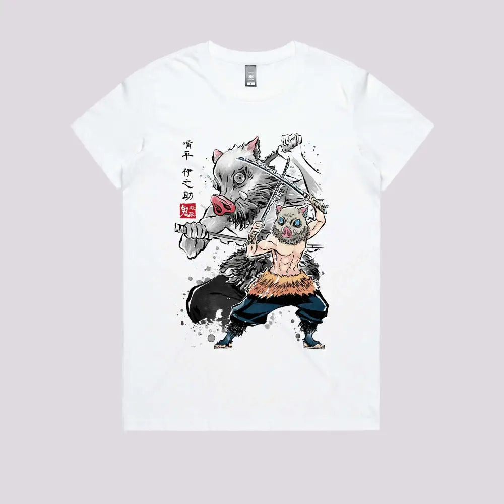 Inosuke Sumi-e T-Shirt | Anime T-Shirts