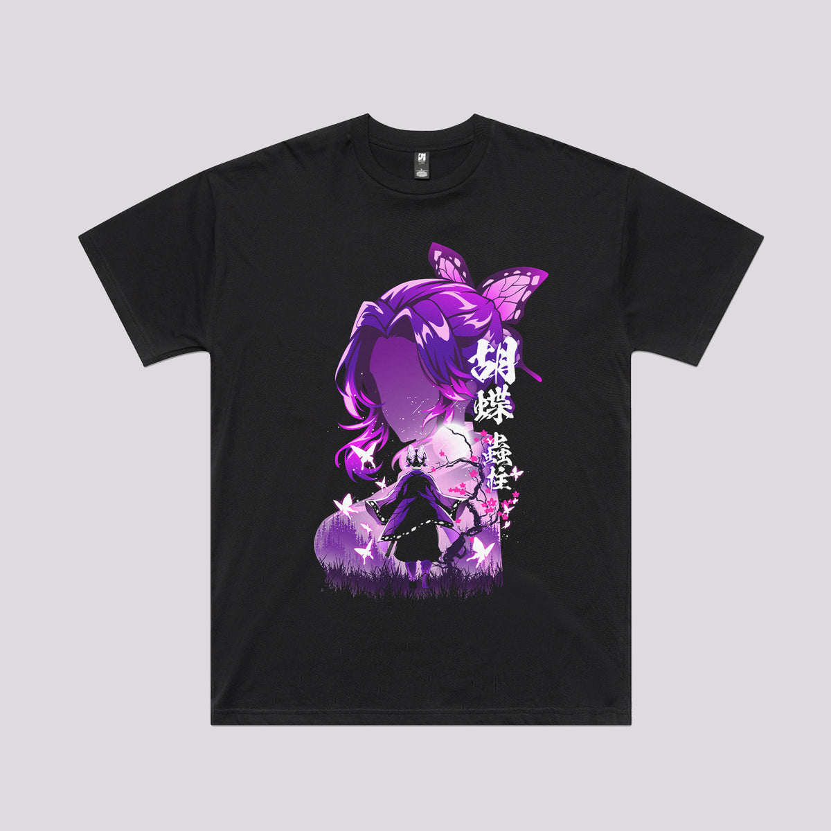 Insect Breathing Moon Anime Oversized T-Shirt