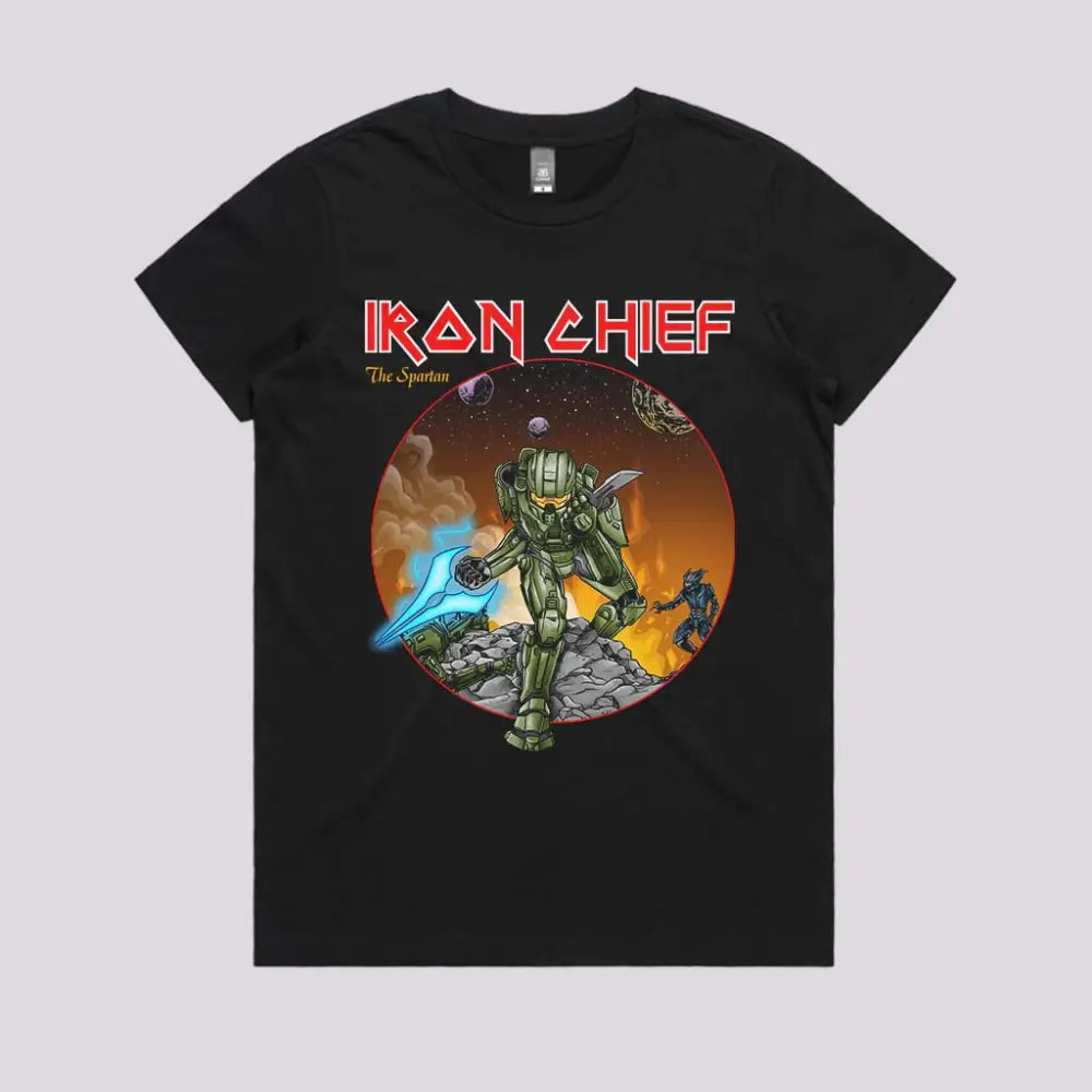Iron Chief T-Shirt Womens / Black Xs Adult Tee