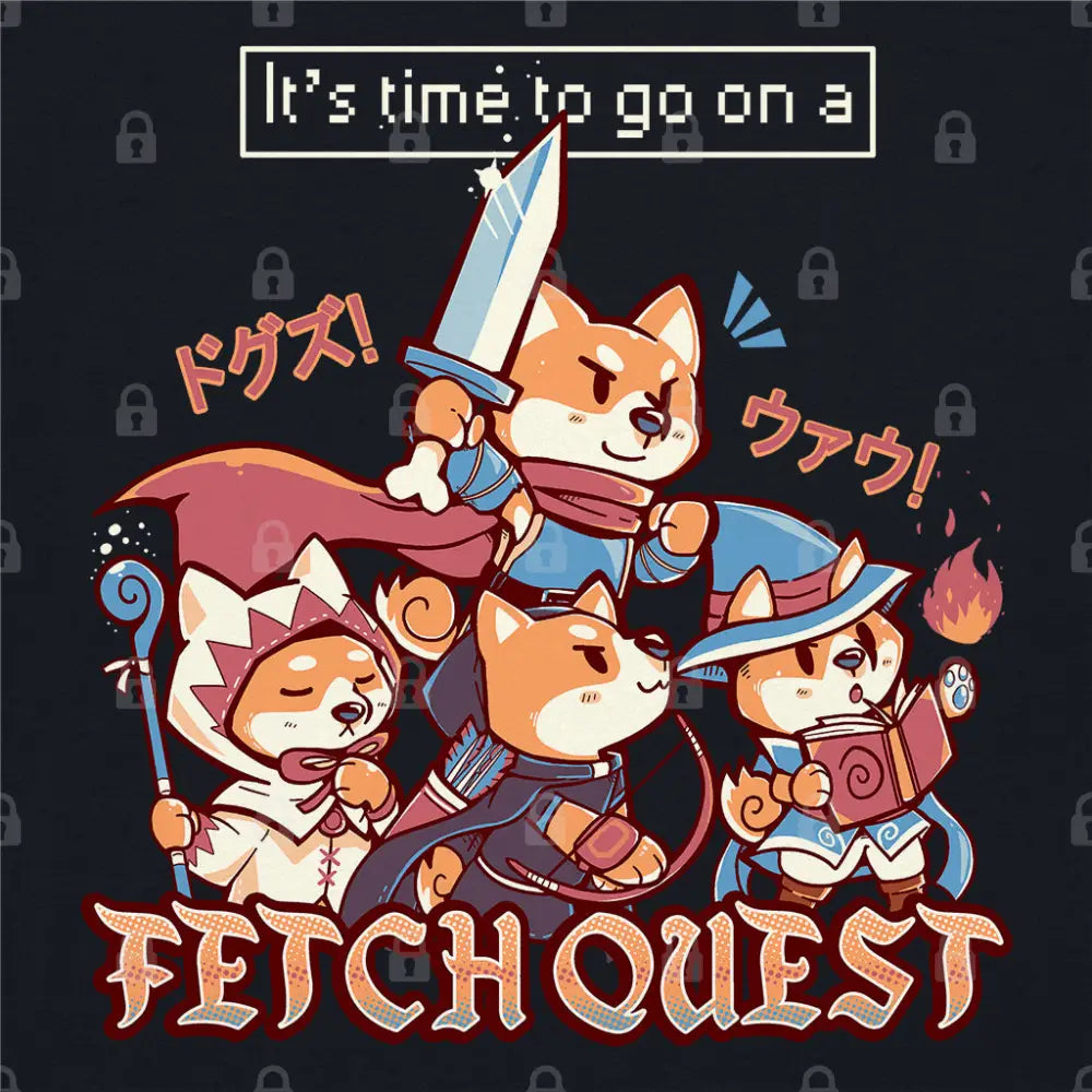 It's Time to go on a Fetch Quest T-Shirt - Limitee Apparel