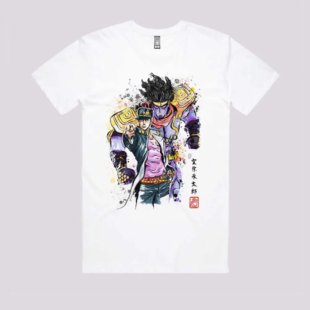 Jotaro Watercolour T-Shirt | Anime T-Shirts